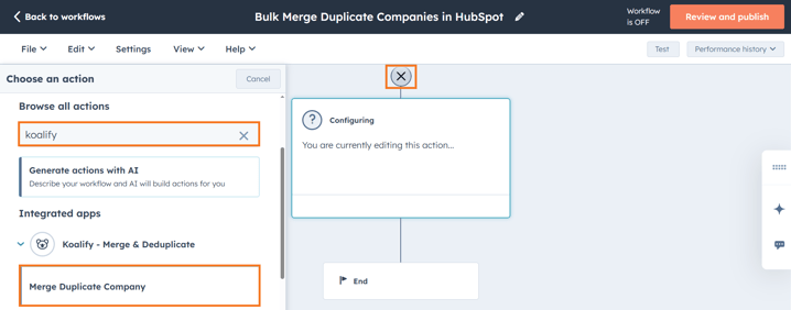 Bulk Merge Duplicate Companies in HubSpot