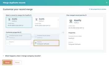 How to Merge Companies in HubSpot (Safely, Manually or in Bulk)