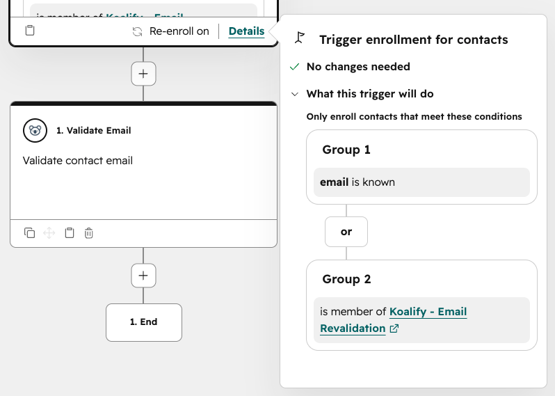 Email Validation Workflow