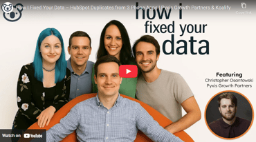 How Pyxis Growth Partners Cleaned 300,000 Duplicate HubSpot Contacts from 3 Phone Integrations