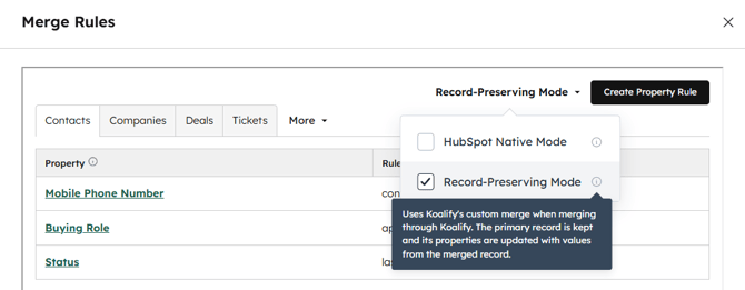 How Record-Preserving Merges Work in Koalify V2