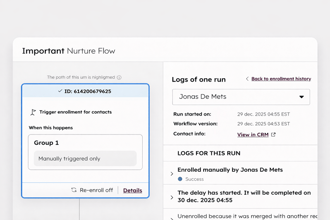 How to avoid merging contacts that are still enrolled in HubSpot workflows
