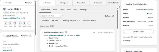 How to create reports of email validations in HubSpot using app events