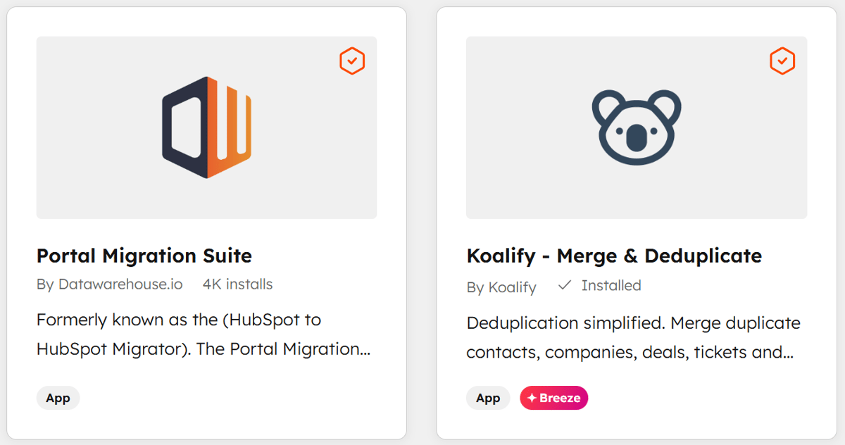 HubSpot Portal Migration Suite & Koalify