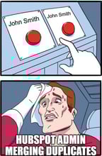 Empower users to merge HubSpot contacts & companies