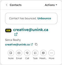 How to unbounce a contact in HubSpot