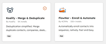 Deduplicate first, then enrol the clean contact in a HubSpot sequence