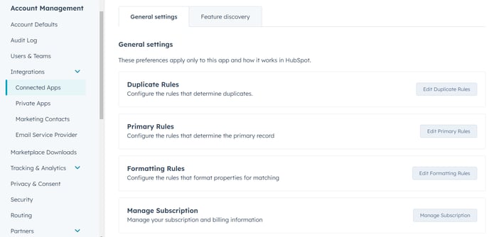 Koalify Settings Page V2