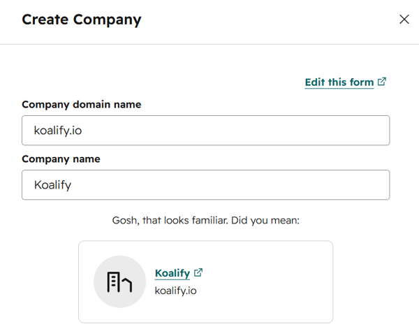 Manual data entry without duplicate checks