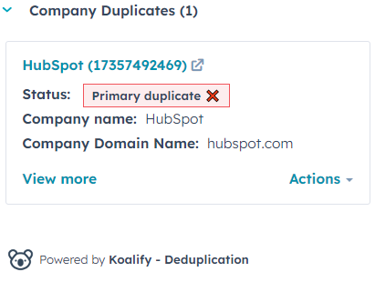 Merge Duplicate Company Card Small