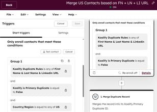 How to Merge in HubSpot Using Filter Criteria That Apply Only to the Primary Record with Koalify