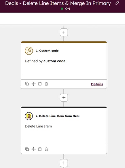 Remove line items from non-primary deals