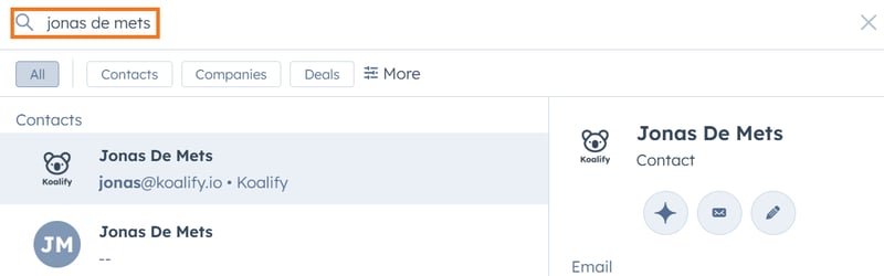 Steps to Find HubSpot Duplicate using Search-1