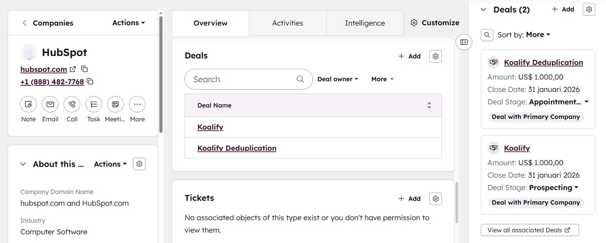 hubspot duplicate detection doesn’t look at associations
