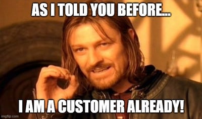 i am a customer already