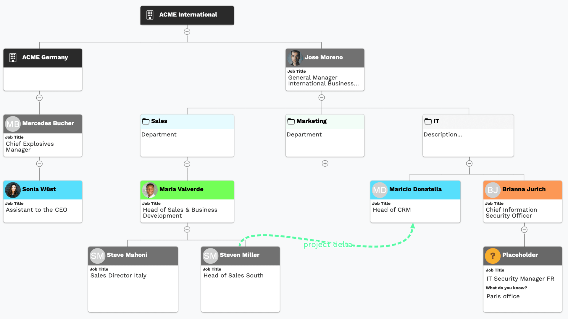 vizrm the account map org chart